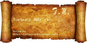 Turbucz Márk névjegykártya